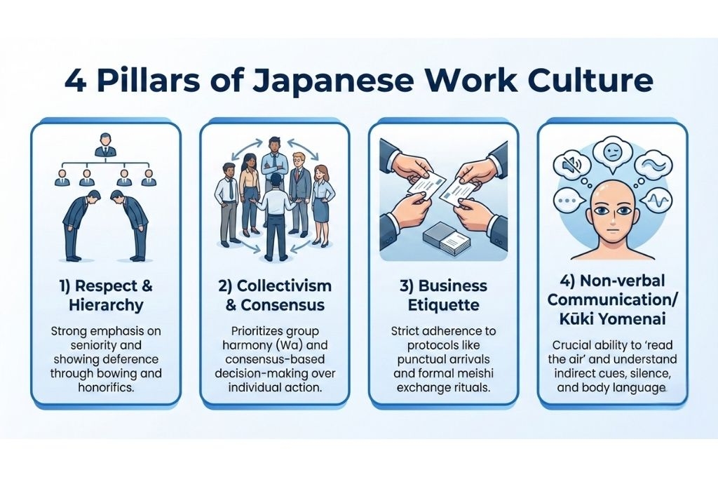 4 pillars of hr in Japan