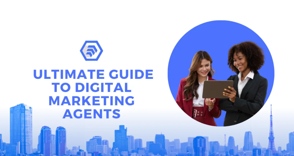 Two digital marketing agents